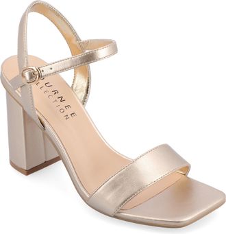 Journee Collection Women & apos;s Tivona Medium and Wide Width Dress Sandals