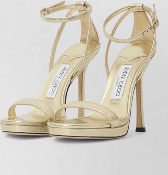 Jimmy Choo London fabric platform sandals