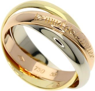 Cartier Yellow Gold (18K) Pink Gold (18K) White Gold (18K) Band Ring (Pre-Owned)