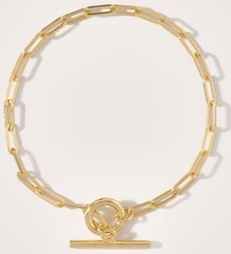 Otiumberg 14kt Gold Love Link Bracelet in Yellow Toned Gold at Nordstrom