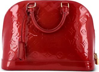 Louis Vuitton Alma Handbag Monogram Vernis PM satchel - Rood