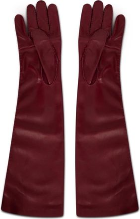 Alberta Ferretti Dames, Accessoires, Rood, Maat: 7 1/2 IN Leer