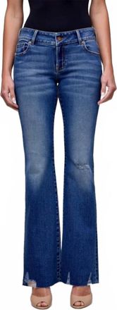 Hidden Jeans Ryan Low Rise Bootcut Jeans In Medium Dark
