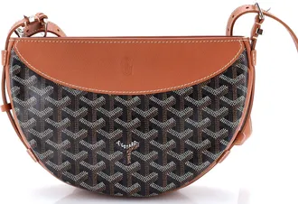 Goyard Hirondelle Shoulder Bag Coated Canvas and Leather