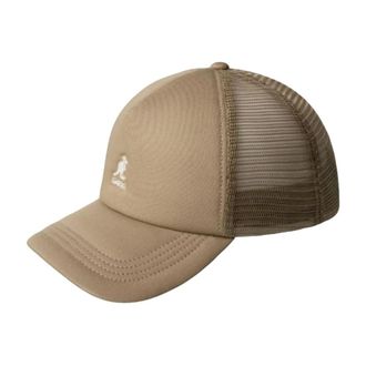 Kangol Kangaroo Trucker - unisex - Petten - Groen - ONE Size - Leer - Accessoires
