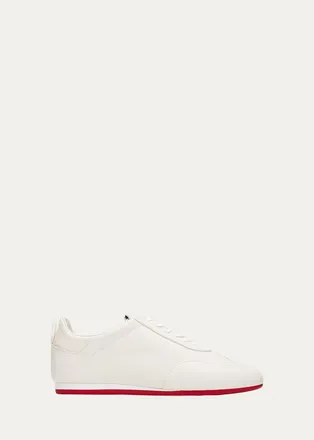 Christian Louboutin Eleonora Flex Leather Low-Top Sneakers