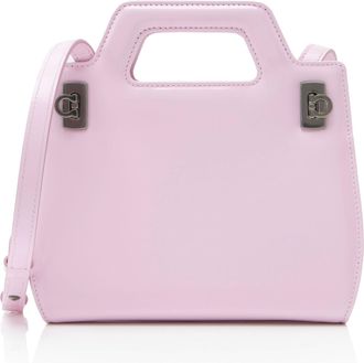 Ferragamo Calfskin Wanda Mini Top Handle