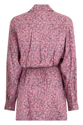 Isabel Marant Womens Blouse Floral Pink Viscose Blouses Shirt