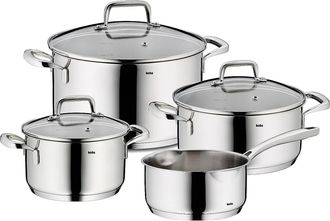 KELA Topf-Set »Flavoria 16 cm/20 cm/24 cm« Edelstahl