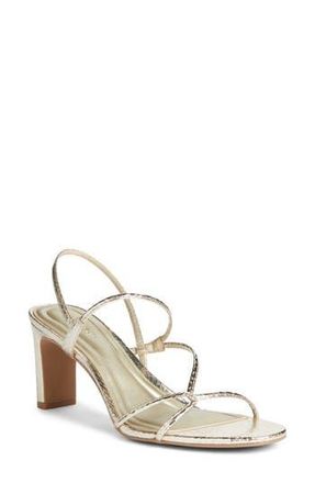 Open Edit Pia Slingback Sandal in Gold Light Metallic at Nordstrom Rack, Size 9.5