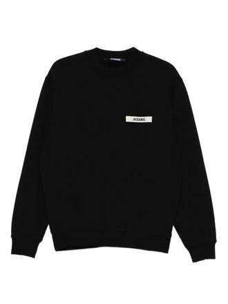 Jacquemus Das Getreide Crewneck Sweatshirt mit Logo Plaque
