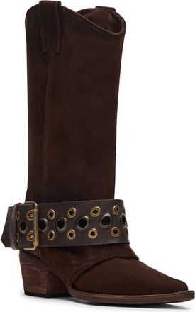 Steve Madden Ashwood Tall Boot in Brown Sued at Nordstrom, Size 6.5