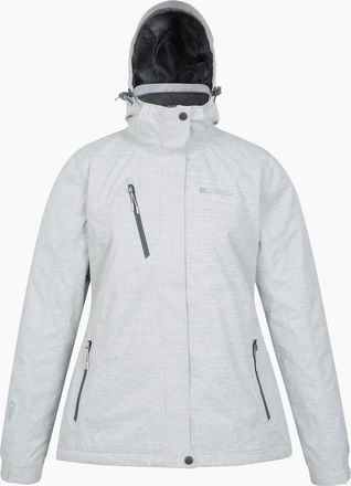 Mountain Warehouse Womens Mountain Warehouse Womens/Ladies Bracken Melange 3 in 1 Jacket - White - Size: 14