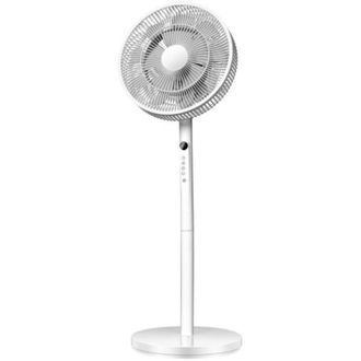 Fabrilamp Ventilador De Pie Azor Blanco 3vel 60w 70/100x35x35cm Oscilante C/remoto Y Temporizador