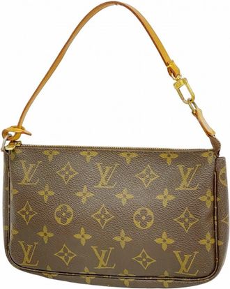 Louis Vuitton Brown Pouch (Pre-Owned)