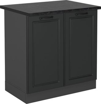 Vicco Armario Bajo Para Fregadero R-line, Antracita Casa De Campo, 80 Cm, Et Antracita Vicco