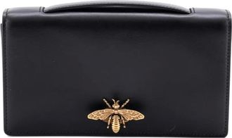 Dior Bee Leather clutch bag - Zwart