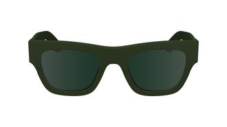 Calvin Klein Mens Sunglasses CK24510S - Green with Solid Green Lens