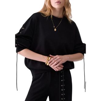 Liu Jo Dames, Sweatshirts & Hoodies, Zwart, Maat: M