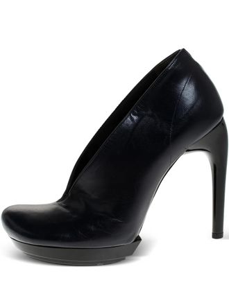 Balenciaga Pumps in pelle con plateau - Blu