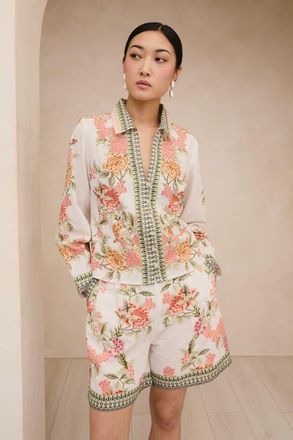 Raishma Amani Cream Short at Nordstrom, Size 14