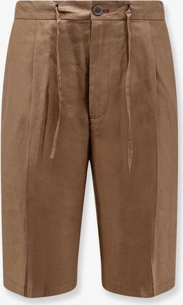 Hev&ograve; Bermuda Torre Lapillo in lino e viscosa - HEVO - gender_Man