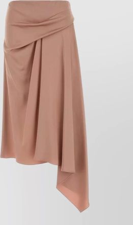 Stella McCartney asymmetric satin skirt
