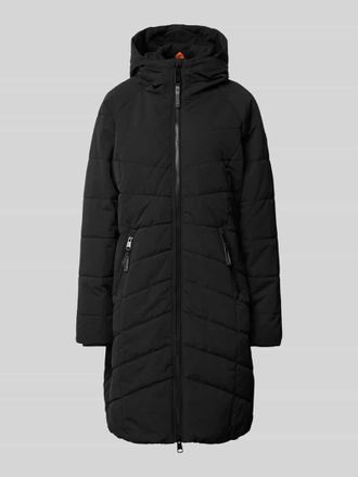 Ragwear Steppmantel mit Zweiwege-Rei&szlig;verschluss Modell Dizzie in BLACK, Gr&ouml;&szlig;e XS