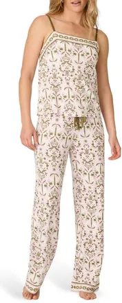 PJ Salvage Deja Vu Dreams Pajamas in Pink Multi at Nordstrom, Size X-Large