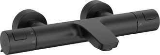 Roca Roca - A5a1e18nb0 T-500 Grifo Termost&aacute;tico Exterior Para Ba&ntilde;o-ducha Con Inversor Autom&aacute;tico Negro Mate - Ref: A5a1e18nb0