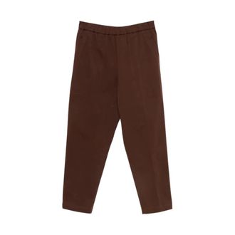 Fabiana Filippi Geknipte broek - Dames - Vrijetijds broeken - Bruin - S - Broeken