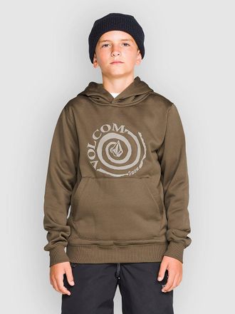 Volcom Hydro Sudadera de forro polar marr&oacute;n