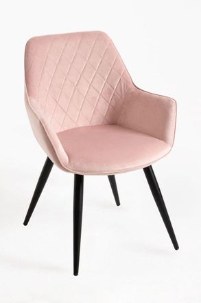Regalos Miguel Sillas Comedor - Silla Kres Terciopelo - Rosa