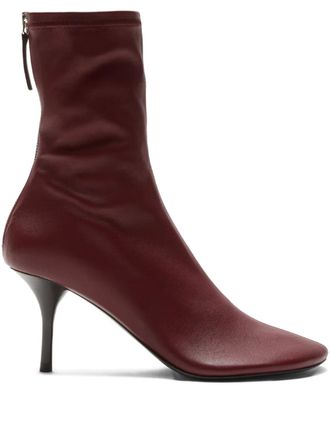 Acne Studios Stivali con zip 75mm - Rosso