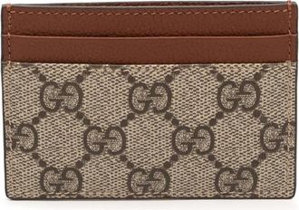 Gucci Pre-owned Wallets, female, Brown, Size: ONE SIZE Pre-owned Card Case Wallet