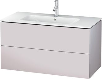 Duravit Duravit L-cube Mueble De Pared, Ancho 1020mm, Profundidad 481, 2 Cajones, Se Ajusta A Las Necesidades Del Cliente. Art&iacute;culo 233610, Color: Blanco Lila