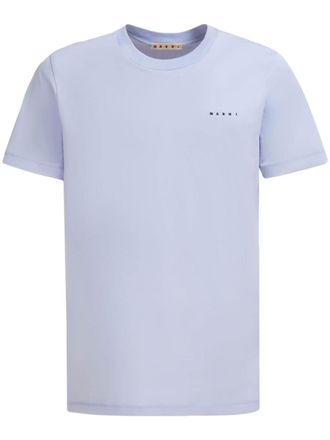 Marni T-shirt con ricamo - Blu