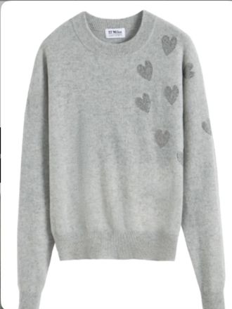 27 Miles Malibu Joellen Crewneck Sweater In Dove