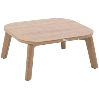 Hesperide Hesperide - Tavolino da giardino rettangolare in alluminio manissa, effetto legno, 60 x 55 cm - Hesp&eacute;ride