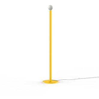 Lumicom Puro Piantana, 1X E27, max 42W, metallo, giallo, D.4cm H.165cm - Lumicom