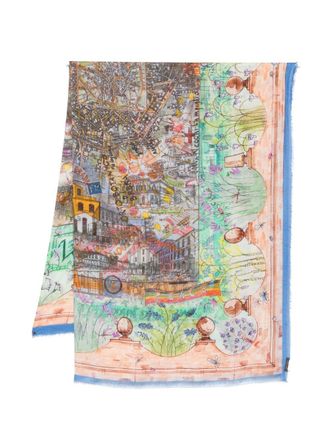 Faliero Sarti Womens Milano Silk Blend Stole