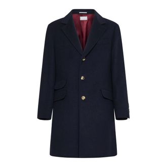 Brunello Cucinelli Hombre, Abrigos, Azul, Talla: M