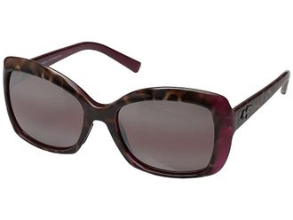 Maui Jim Orchid Polarized Fashion Womens Sunglasses Tortoise/Raspberry/Maui Rose, Glass Lenses