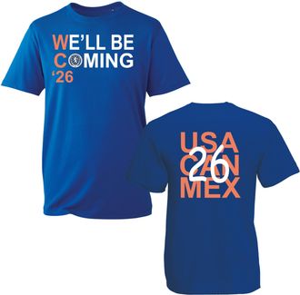 Generic Well be Coming Scotland 26 T-Shirt, Gift for Football Lovers, Sports Lover Gift, Unisex Adults and Kids Tee Top(Royal Blue, 9 Years)