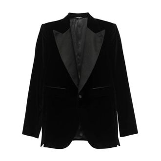 Dolce & Gabbana Jacket - male - Dolce & Gabbana - Blazers - Black - 2XL - Suits