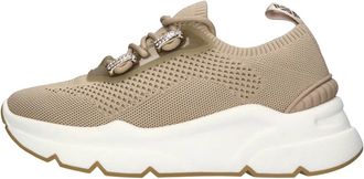 Emanuelle Vee Zoe Sneakers - Dames - Sneakers - Beige - 41 EU - Leer - Schoenen