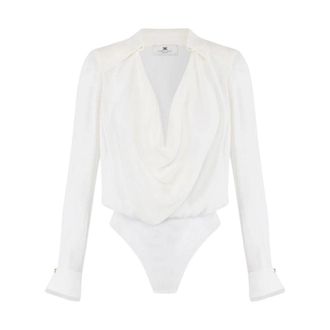 Elisabetta Franchi Body, female, White, Size: L Cb00261E2 360