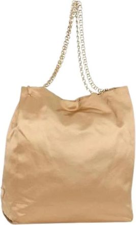 Prada Pre-owned Satin prada-bags - Dames - Vintage Shopper - Beige - ONE Size - Vintage