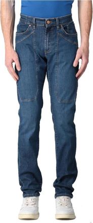 Jeckerson Straight Jeans - Heren - Regular Fit Jeans - Blauw - W40 - Denim - Jeans