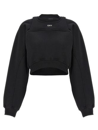 Off-white Womens Cropped Sweatshirt